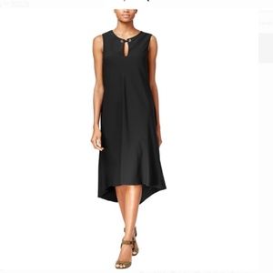 Rachel Roy Black Hi-Lo Shift Dress, NWOT Size L